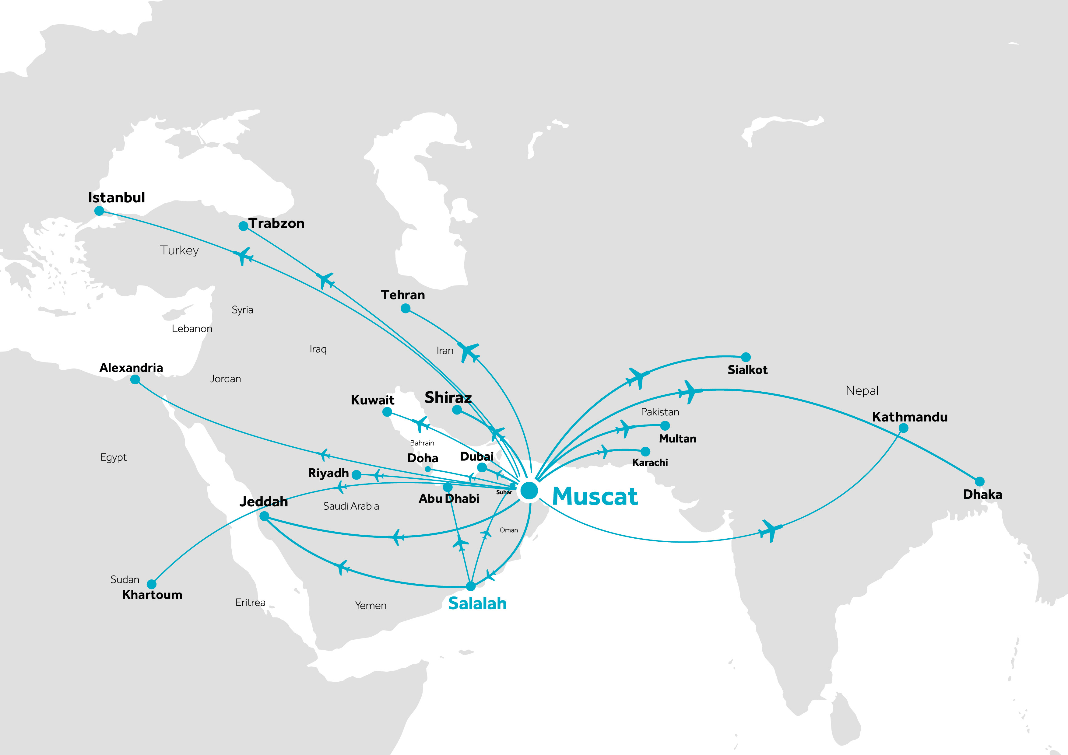 International Airline Fee Chart